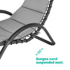 Outdoor Garden Sun Lounger Helicopter Swing Hammock Egg Chair Shade Canopy Seat