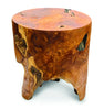 Solid Teak Root Side Table 40cm - Handmade - Indoor & Outdoor