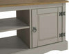 Grey Rustic TV Stand Sideboard Lowboard Media Cabinet Storage Unit Vintage Pine