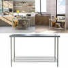 Commercial Catering Kitchen Stainless Steel Table Worktop Work Bench Prep Table