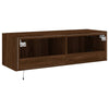 Camerina TV Wall Cabinet with Brown Oak 100x35x31 ,TV Stand Unit,TV Y8T8