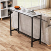 Rectangular Kitchen Dining Table Long Sofa Console Table-White