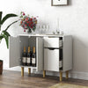 Living Room Sideboard Storage Cabinet with 2 Doors 2 Drawers TV Stand Cabinet