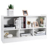 Storage Cube Wooden Bookcase 2 Tier Open Display Shelf Toy Storage Cabinet