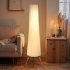 Dimmable Tripod Floor Lamp, Nordic Standing Lamp for Living Room, White