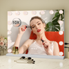 LED Lighted Makeup Mirror Hollywood Vanity Mirror with 15 Diamond Dimmable Bulbs