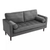 2-3 Seater Small Sofa Couch Velvet Armchair Loveseat Settee Living Room Office
