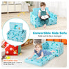 2-in-1 Toddler Fold out Couch Bed Sleeper Kids Convertible Sofa to Lounger