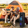 8" RGB Portable Bluetooth Speaker Sub woofer Heavy Bass Sound Party System W/Mic