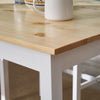 New Solid Wood Dining Table and 4 Chairs Set Home Kitchen Furniture 4 Colours