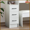 Large Dressing Table Stool Set with 3 color LED Light Mirror Vanity Make up Desk