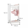 Haus Projekt Girls Heart RAIL & MIRROR SET Dress Up Kids Clothing Wardrobe Wood