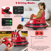 12V Electric Ride On Bumper Car Battery Powered Bumper Car Red