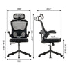 Ergonomic Mesh Home Office Chair Swivel Adjust Height Tilt Lumbar Function