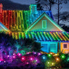 10/15/20/30M Garden Mains Powered Outdoor Light String LED Bulbs Festoon Party