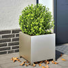 Garden Planters 2 pcs 40x40x40 Stainless Steel M1F3