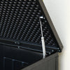 Garden Gear 775L Storage Plastic Shed Black Outdoor Lockable Door Gas Piston Lid