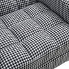 Nordic Recliner Chair Sleeper Sofa Lounger Armchair with Footstool Bedroom Sofas
