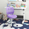 Ergonomic Children Study Chair Kids Desk Chair Adjustable Mesh Chair-Purple
