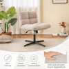 Armless Home Office Chair Swivel Desk Chair Height Adjustable Task Vanity Chair