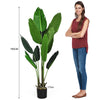 160cm Artificial Tropical Palm Tree Fake Bird of Paradise Plant Home Decor