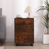 3/5 Drawer Mobile Filing Cabinets Printer Stand Pedestal Lockable Office Cabinet