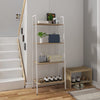 4-Tier Ladder Shelves Display Storage Cabinet Bookshelf Unit Living Room Kitchen
