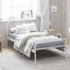 Simple Budget metal bed Single bed Frame w/Mattresses Option Bedroom Furniture