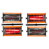 2X1000W Car Infrared Paint Heating Heater Lamp Spray/Baking Workshop Curing Lamp