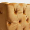 CHESTERFIELD Spinningfields Gold PLUSH VELVET OTTOMAN button bench 98x42x40 CM
