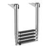4-Step Telescoping Boat Ladder Folding Dock Ladder Extendable Boat Ladder 225 KG