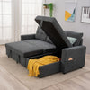 Panana Corner Sofa Bed with Storage PU Leather/Fabric Universal Corner Chaise