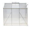Aluminium Walk-in Greenhouse Frame And Polycarbonate Outdoor 6x4 6x6' 6x8' 6x10'
