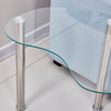 Nest Of 3 Nested Nesting Tables Side End Coffee Table Glass/Wood for Living Room