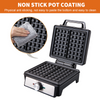 1600W 2 Slice Electric Waffle Maker Non-Stick Belgian Waffle Machine Adjustable