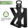 2X K-Shape Black Industrial Metal Table Leg Desk Bench Triangle Cross Frame Legs
