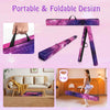 Portable Floor Balance Beam 7FT Folding Firm Gymnastic Beam w/Carrying Handles