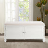 Shoe Bench Shoes Rack for Hallway White Shoe Storage Cabinets with Seat Cushion