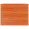 Garden Planter Wax Brown 90x40x68.5 Solid Wood Pine B3C8