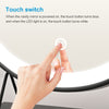 Round Hollywood Vanity Mirror With LED Touch 3 Lights Dressing Table Make-up