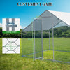 OUTVITA Walk In Chicken Run Large Galvanized Chicken Coop w/ Cover 3 x 2 x 2m