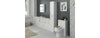 Bathroom Cabinet Tallboy Cupboard Tall Floor Freestanding 2 Door Storage 1900mm