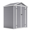 Large Sheds 6x4.5ft Weather-Resistant Plastic Garden Storage Shed Bike Tool Shed