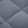 Upholstered Velvet Armchair Recliner Sleep Sofa with Footrest Stool Lounge Chair