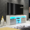 TV Unit Cabinet | TV Stand 145cm | Sideboard with High Gloss Doors | Free LED