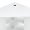 Corner Dressing Table Workstation Foldable Shelf Storage Display Desk Cupbpard