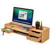 Wooden Office Desk Organizer Stationary Storage Home Tidy Storage Tabletop Stand
