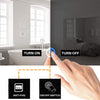 Bathroom LED Mirror Lights with Shaver socket Bluetooth Demister Touch 80x60CM