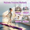 Portable Floor Balance Beam 7FT Folding Firm Gymnastic Beam w/Carrying Handles