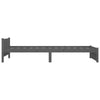 Gecheer Bed Frame Grey Solid Wood 75x190 Small Bed Frame G7U0